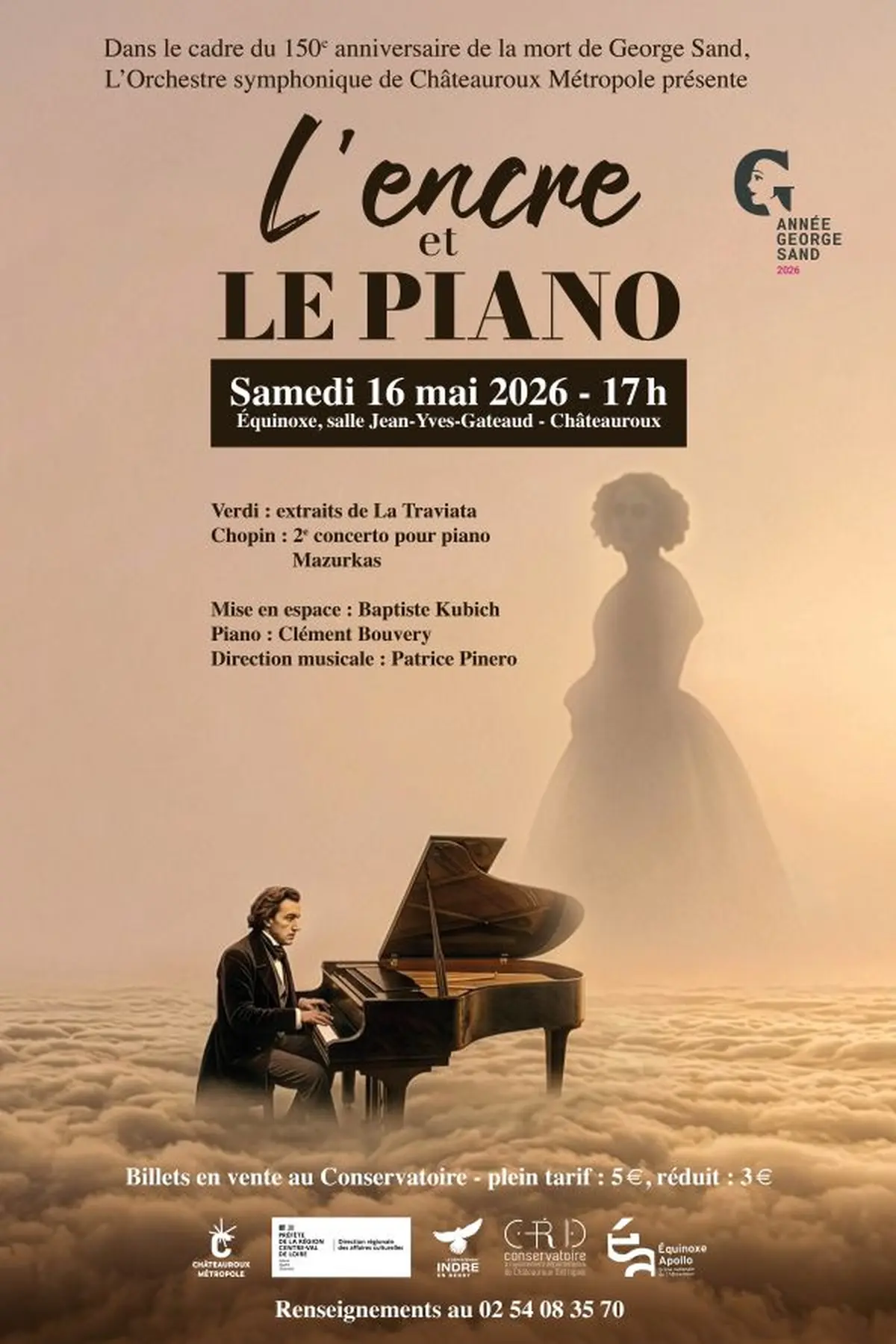 Spectacle L'Encre et le piano