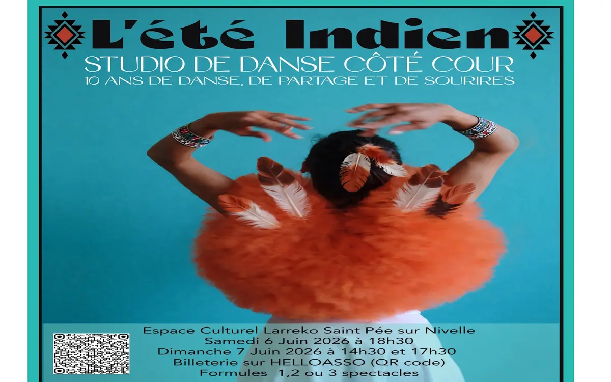 Spectacle L'été Indien par l'association Studio de Danse côté cour