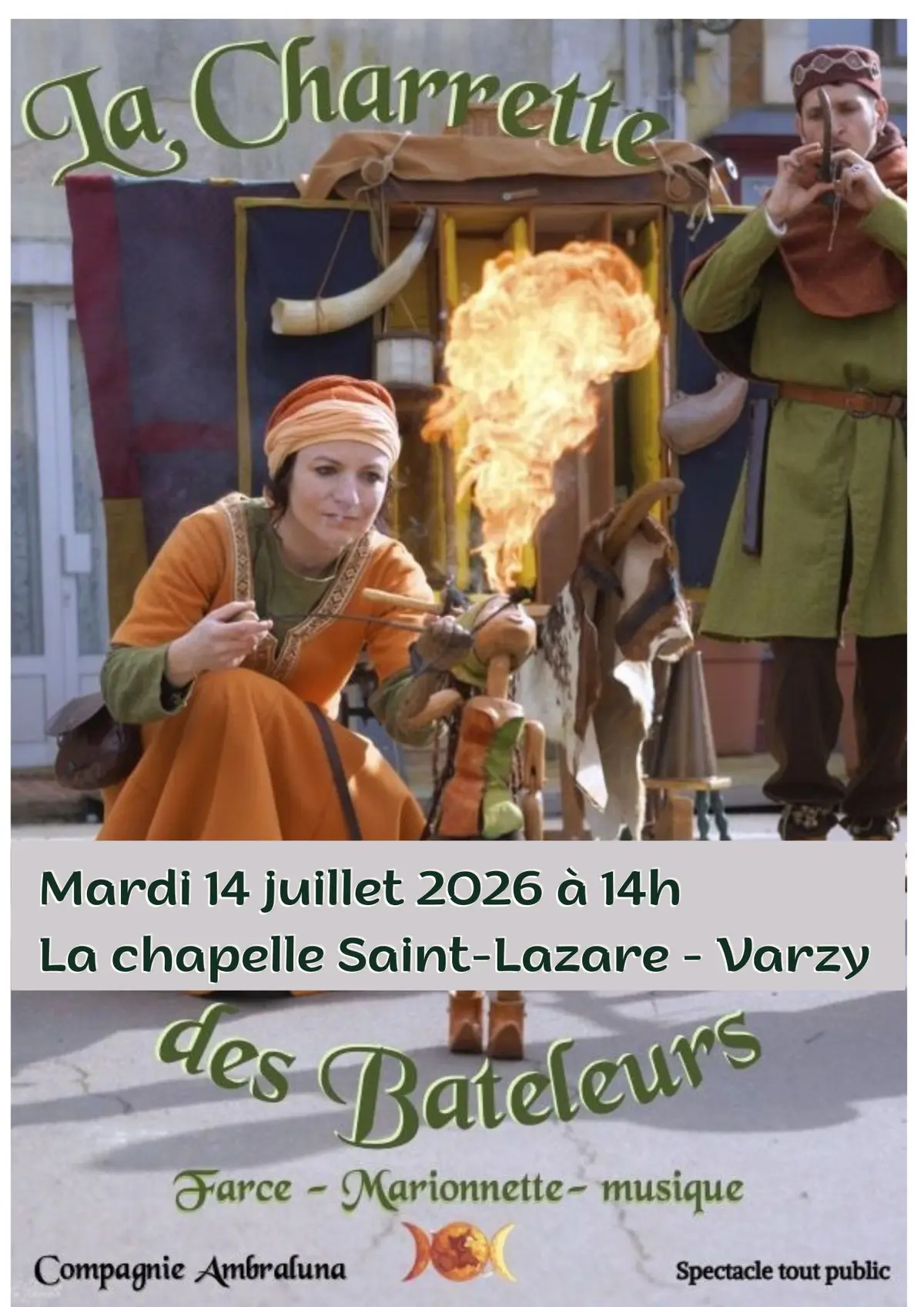 Spectacle La Charrette des Bateleurs