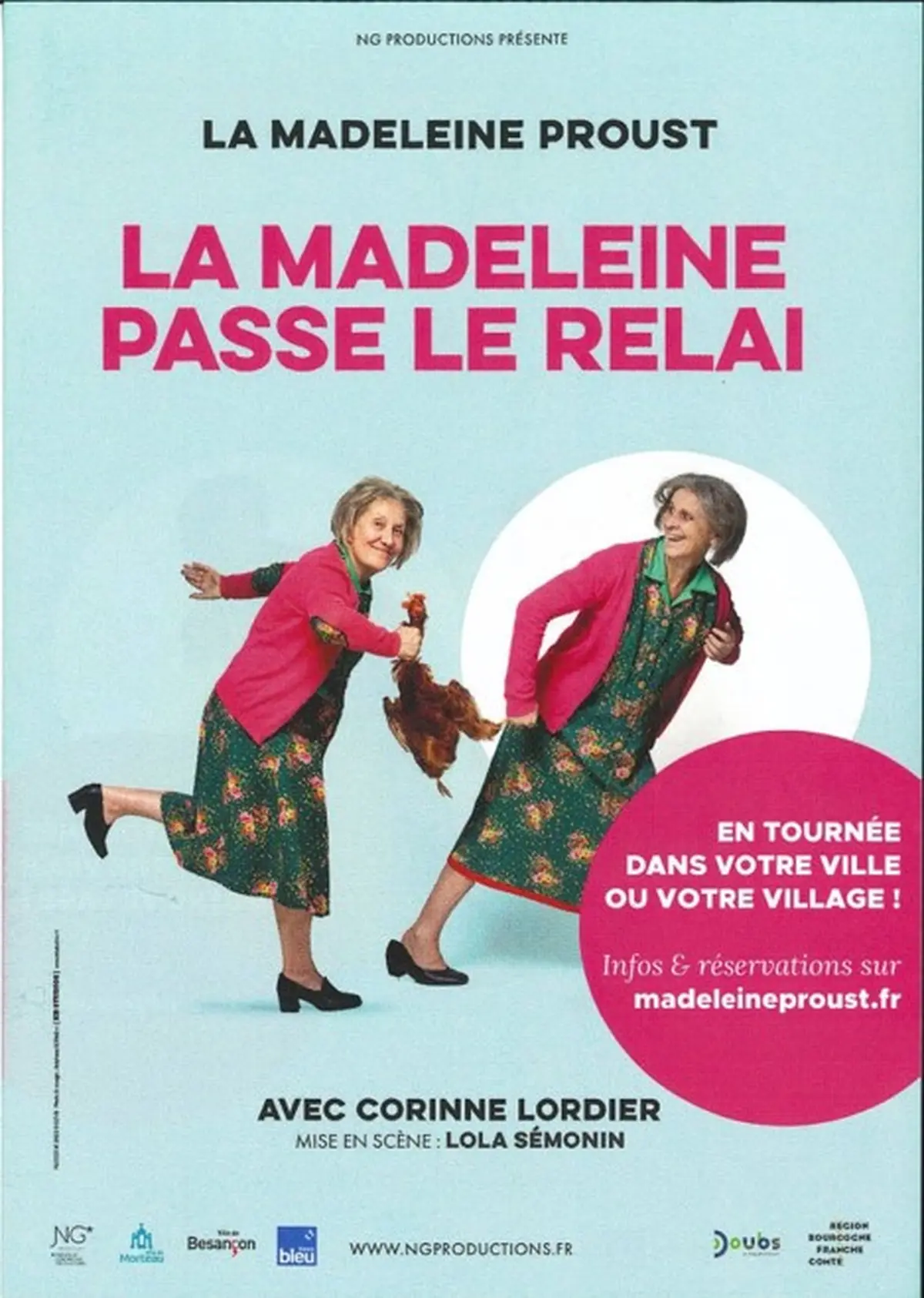 Spectacle La Madeleine Proust passe le relai  - 50 ans des Amis du Grandvaux #1