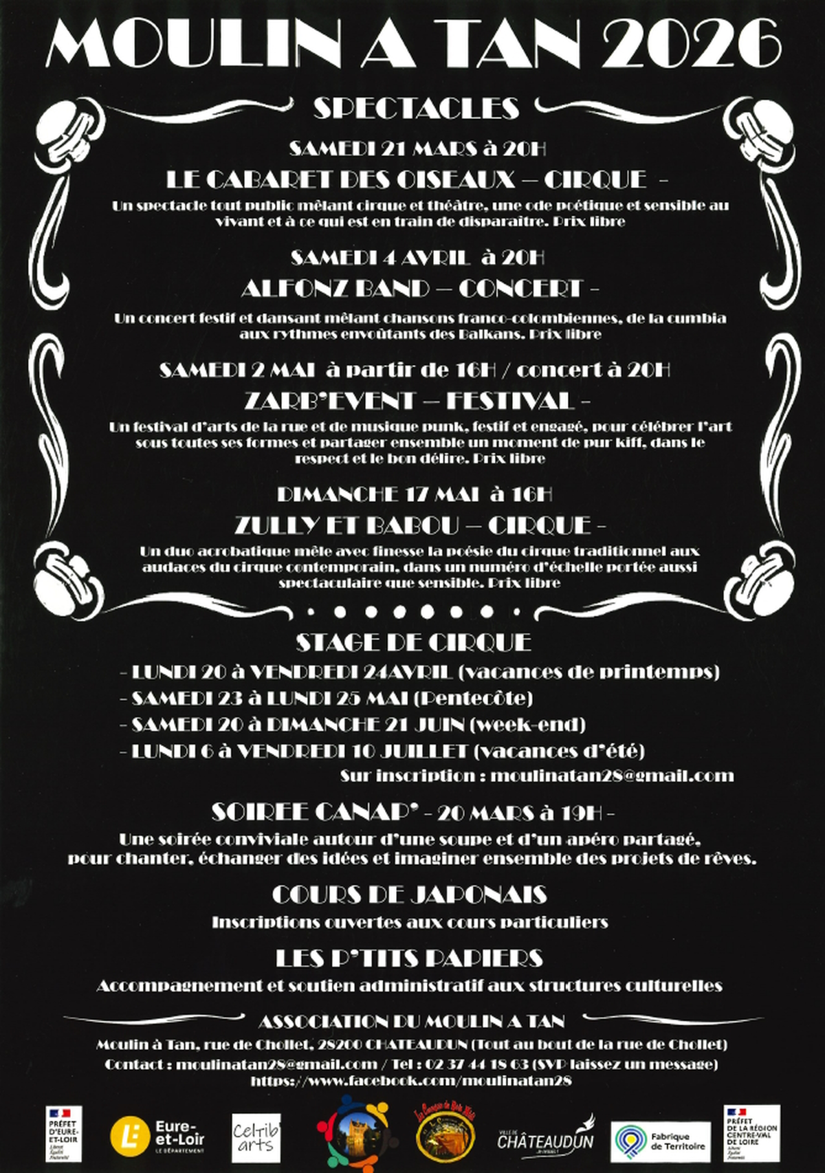 Spectacle - Le cabaret des oiseaux