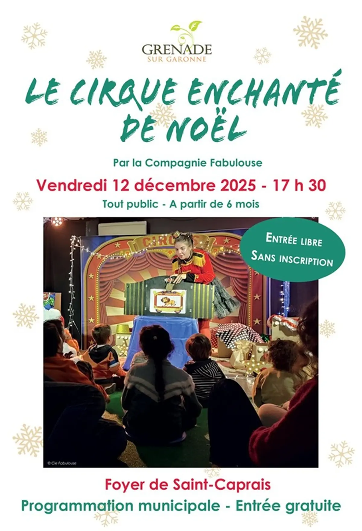 Spectacle  Le Cirque Enchanté De Noël