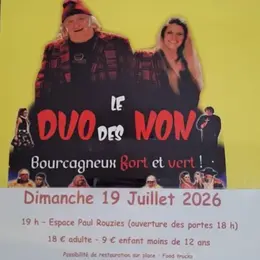 Spectacle Le duo des non - La Bastide l'Evêque