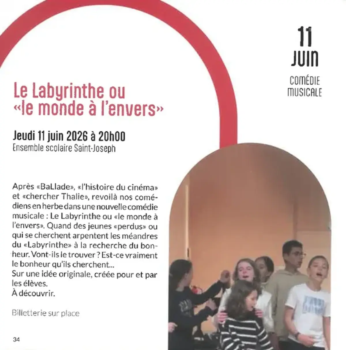 Spectacle : Le Labyrinthe ou le monde à l'envers