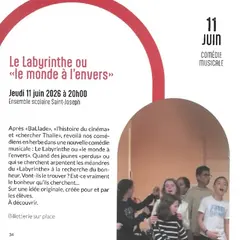 Spectacle : Le Labyrinthe ou le monde à l'envers