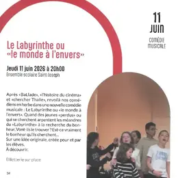 Spectacle : Le Labyrinthe ou le monde à l'envers