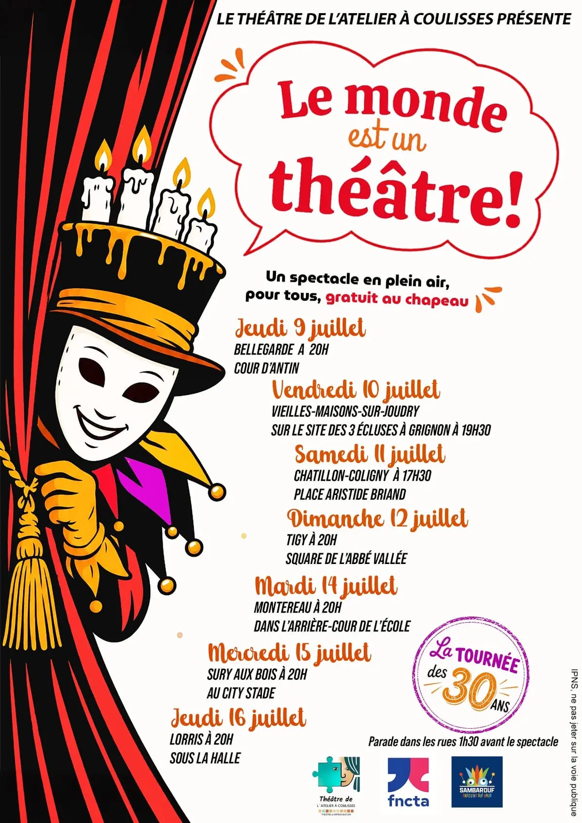 Spectacle Le monde est un théâtre