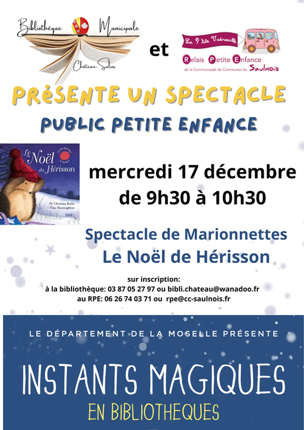 Spectacle - le Noël de Hérisson