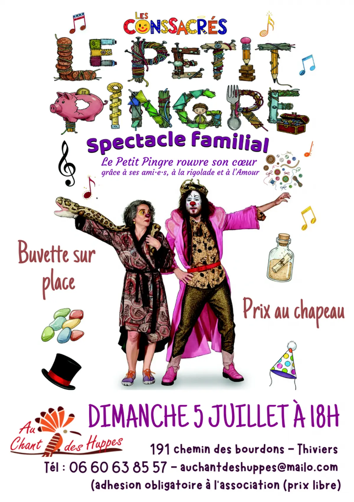 Spectacle 'Le petit pingre' - Cie Les ConsSacrés