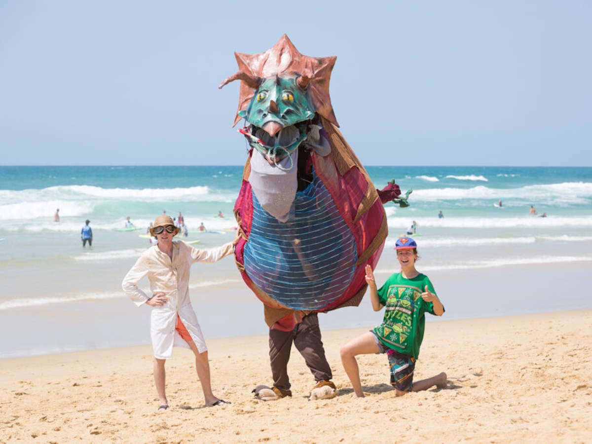 Spectacle - Le triselectops aime sa plage