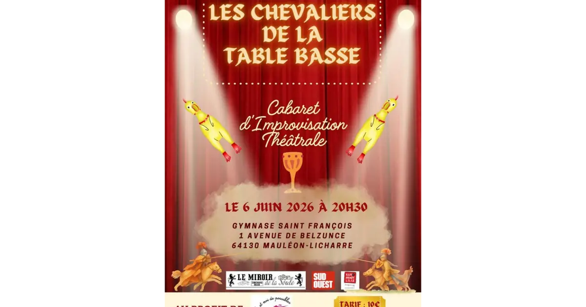 Spectacle : les chevaliers de la table basse