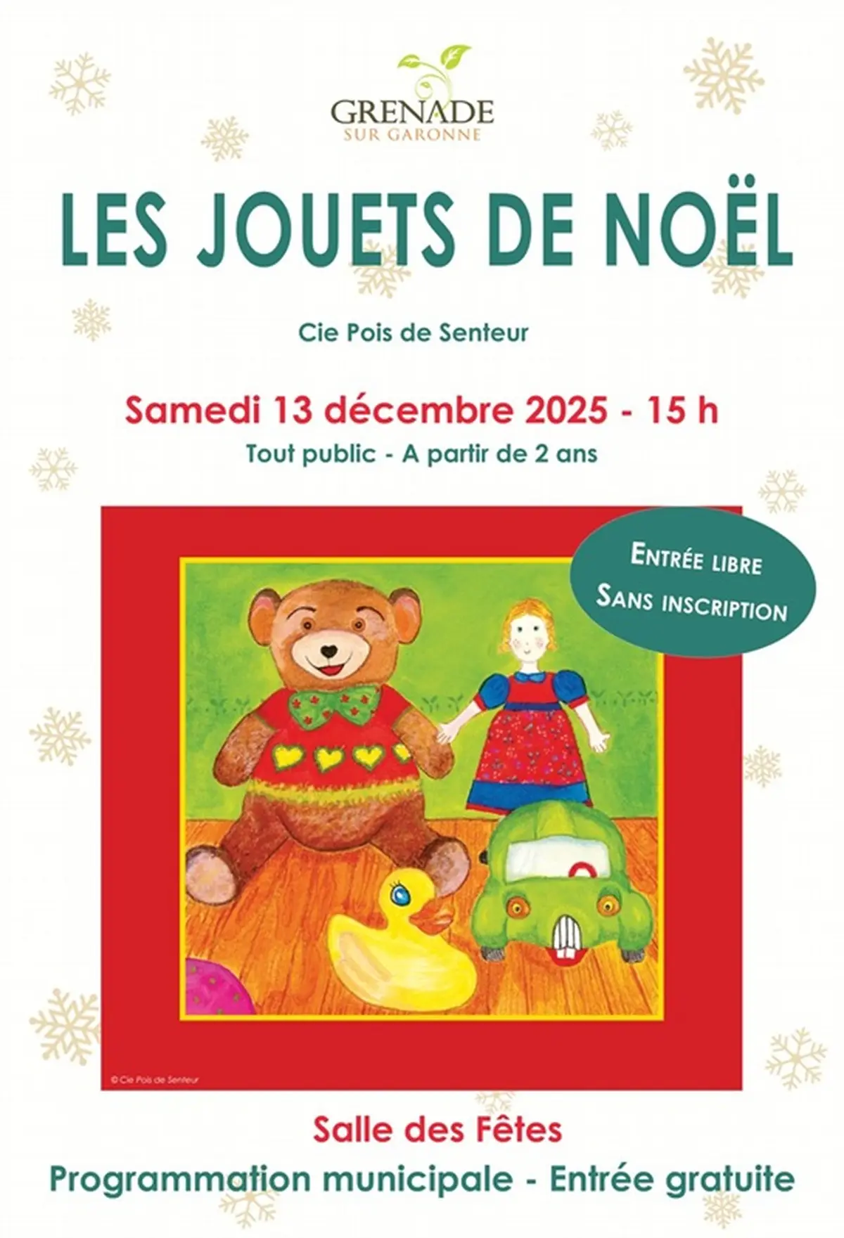 Spectacle  Les Jouets De Noël