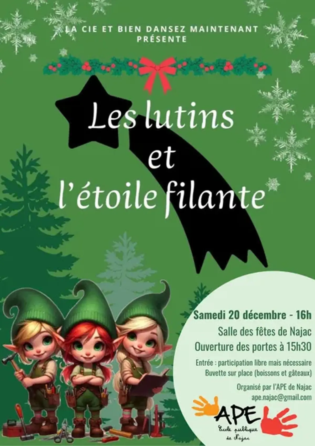 Spectacle : Les Lutins et l'étoile filante