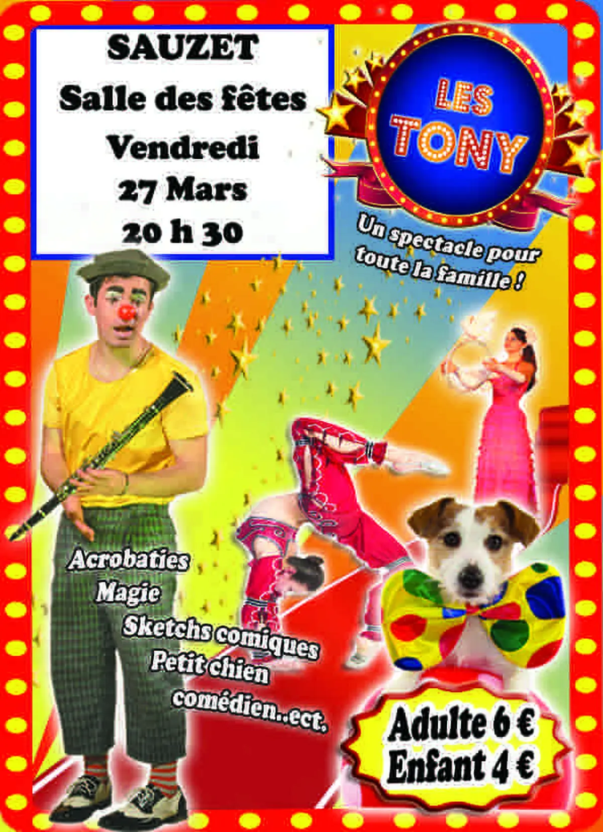 Spectacle Les Tony