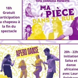 Spectacle - Ma pièce dans ta rue et Apero Danse - Bruley