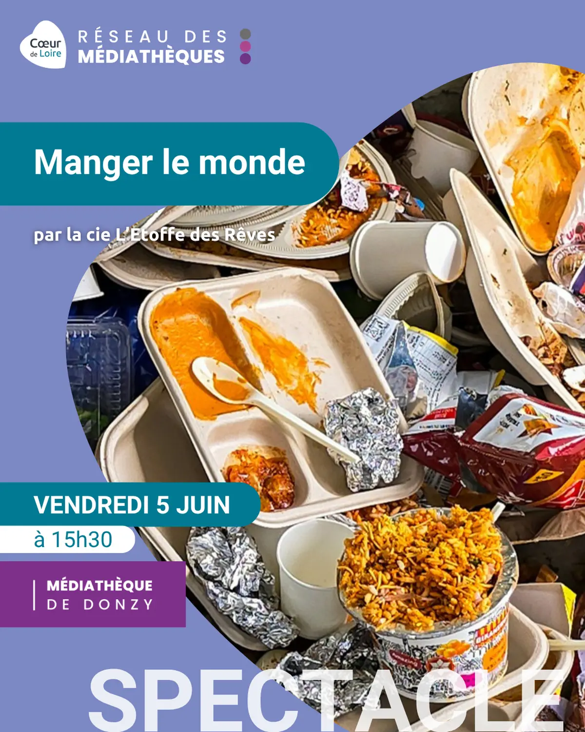 Spectacle Manger le monde par la Cie L’étoffe des rêves