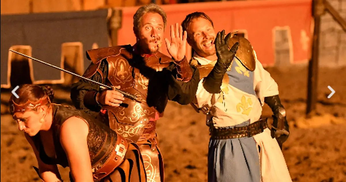 Spectacle médiéval au château de Duras
