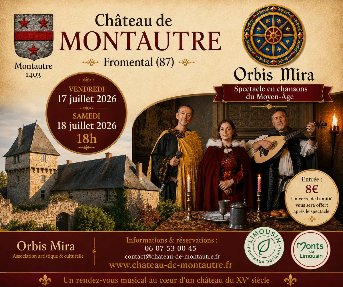 Spectacle médiéval de la compagnie Orbis Mira