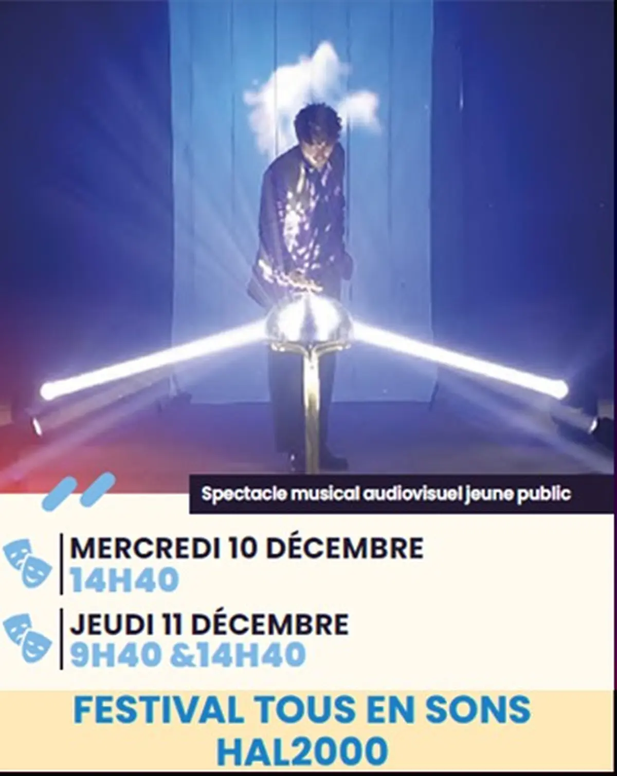 Spectacle musical audiovisuel jeune public Hal2000