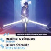 Spectacle musical audiovisuel jeune public Hal2000
