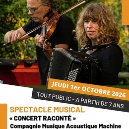 Spectacle musical Concert raconté