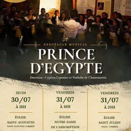 Spectacle musical Prince d'Egypte
