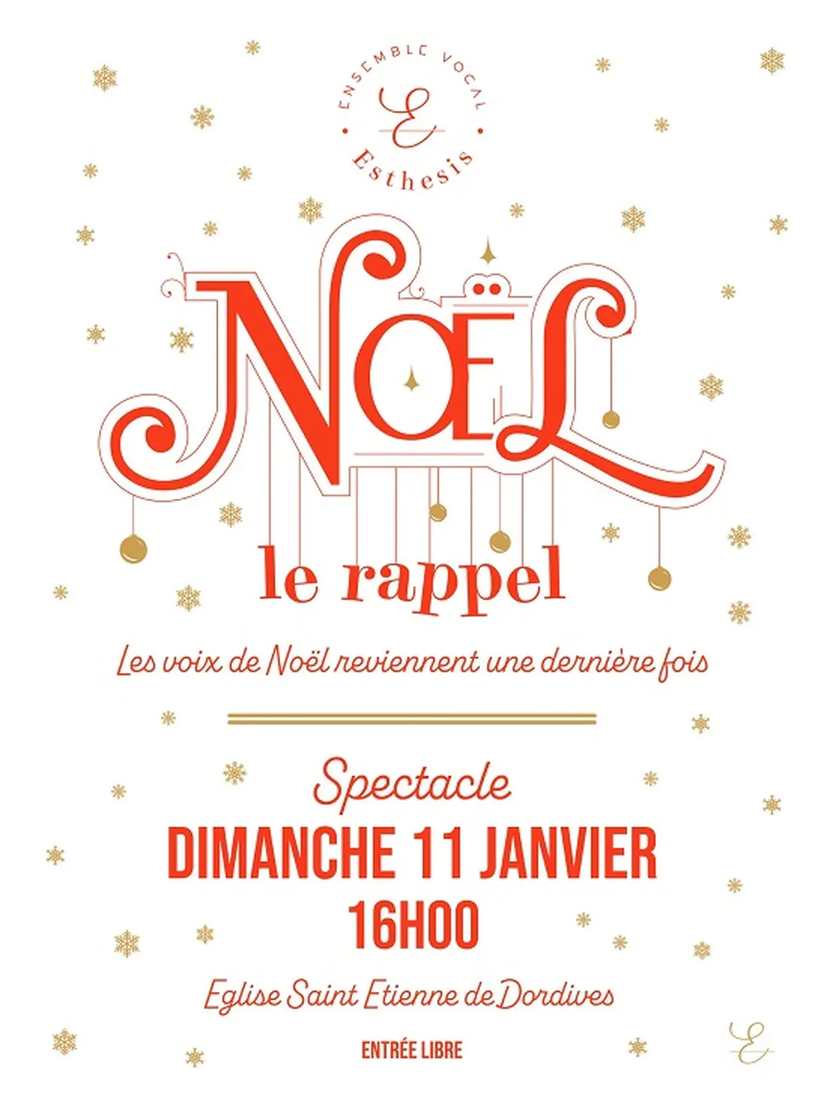 Spectacle Noël le rappel