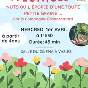 Spectacle : Nuts ou l'épopée d'une petite graine