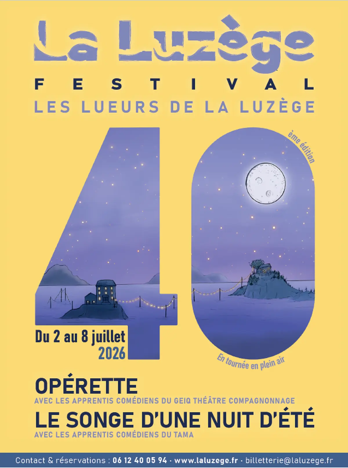 Spectacle Opérette Les lueurs de la Luzège