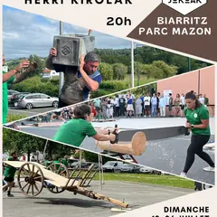 Spectacle participatif de Force basque  - Herri Kirolak