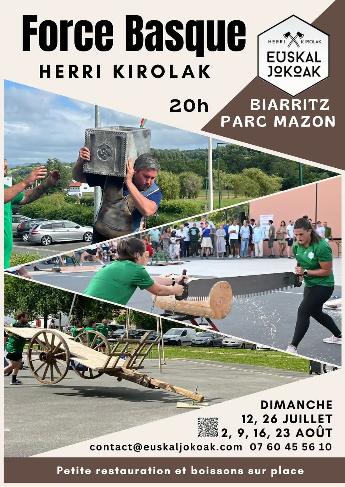 Spectacle participatif de Force basque  - Herri Kirolak