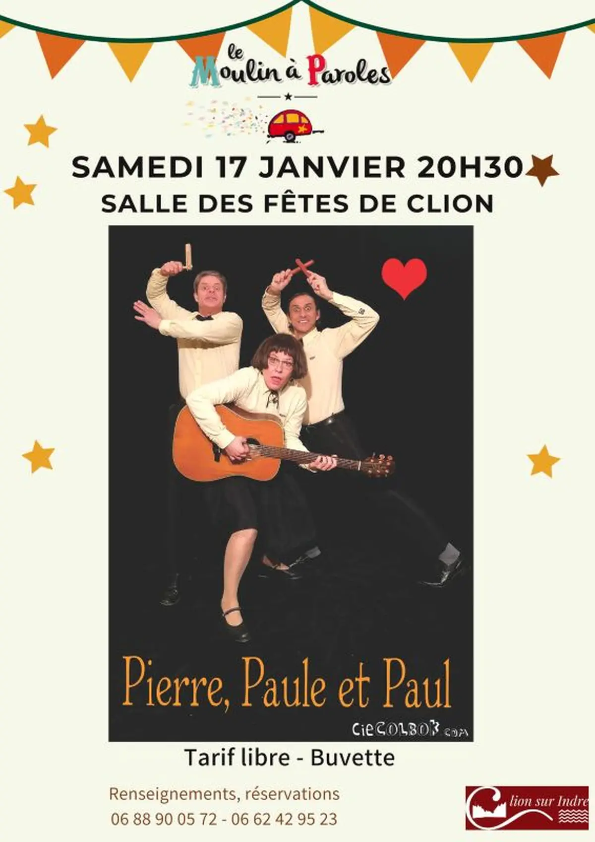Spectacle : Pierre, Paule et Paul