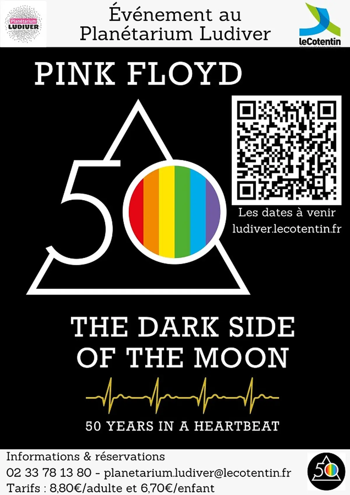 Spectacle Pink Floyd : Dark side of the Moon - Planétarium Ludiver