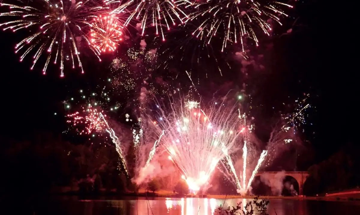 Spectacle pyrotechnique du 14 juillet
