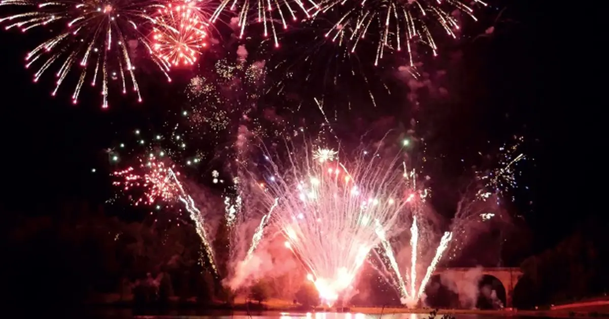 Spectacle pyrotechnique du 14 juillet