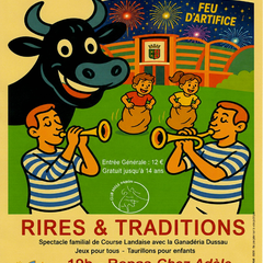 Spectacle Rires et Traditions et repas chez Adèle