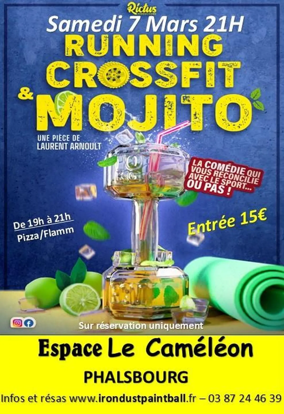 Spectacle - Running, Crossfit et Mojito
