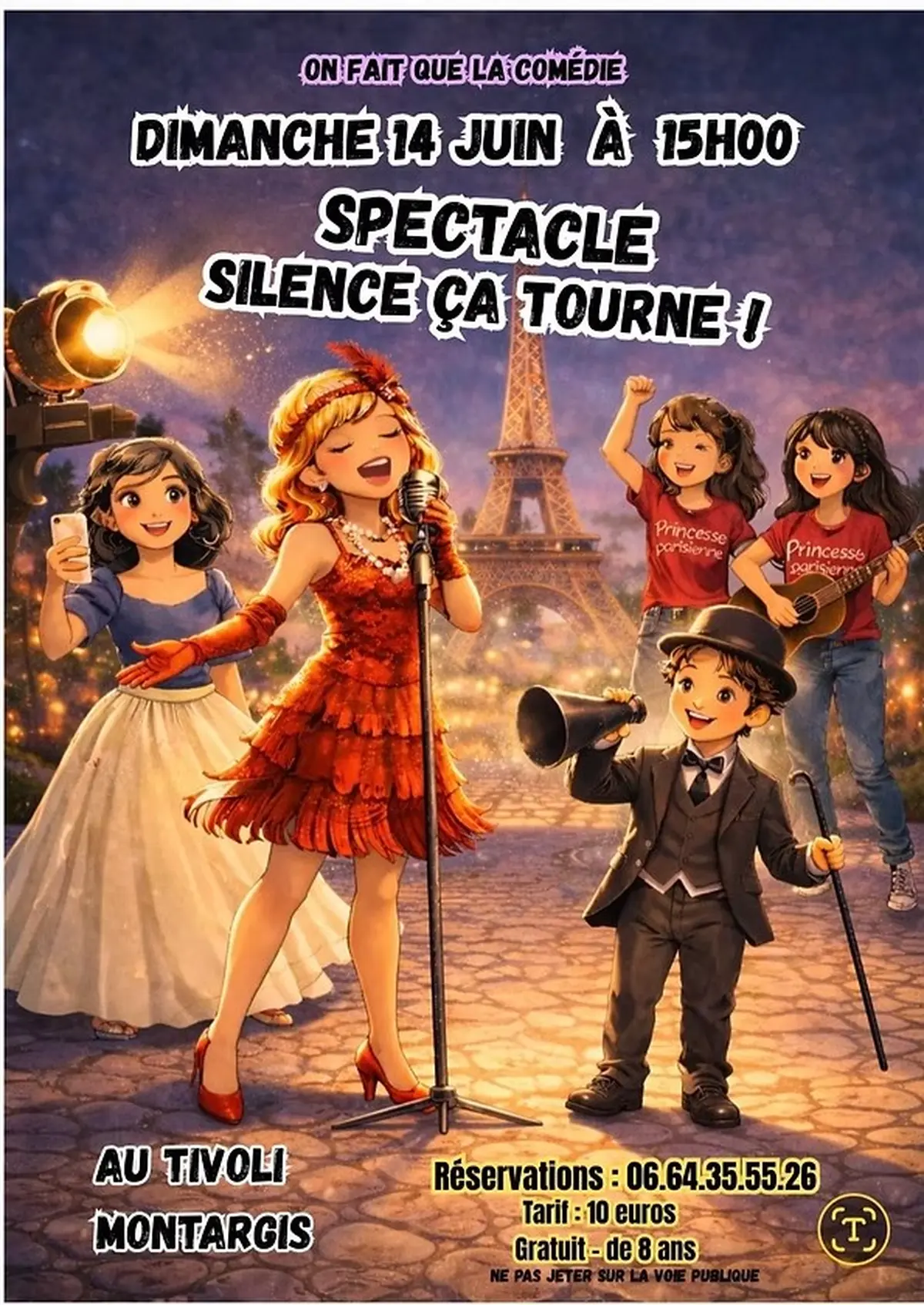 Spectacle silence ça tourne