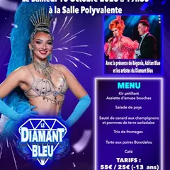Spectacle / Soirée dîner-cabaret Le Diamant Bleu