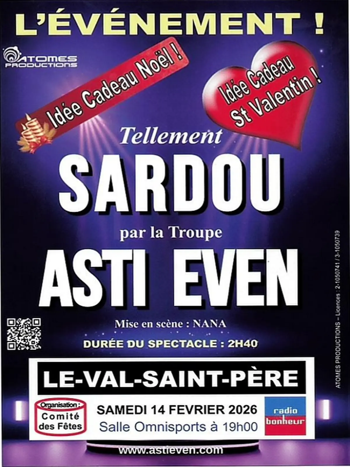 Spectacle Tellement Sardou