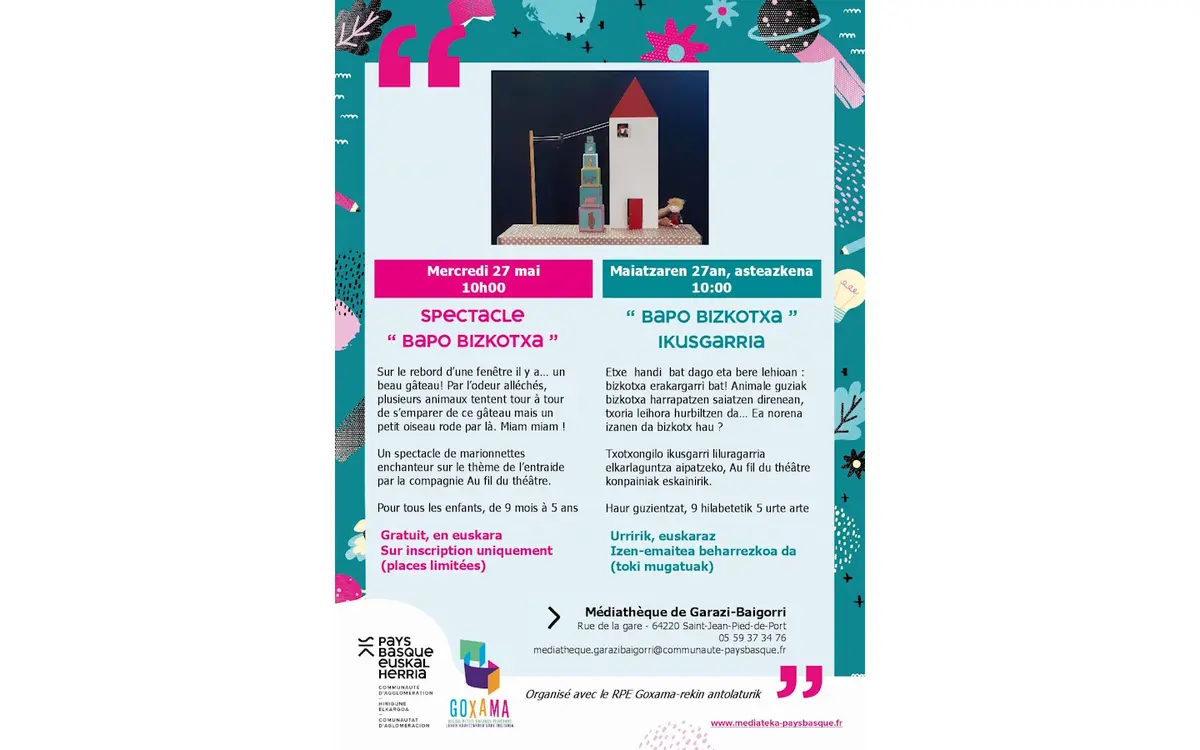Spectacle théâtre en basque : Bapo Bizkotxa