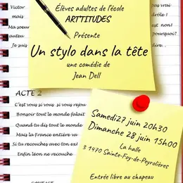 Spectacle Théâtre : Un Stylo Dans La Tete