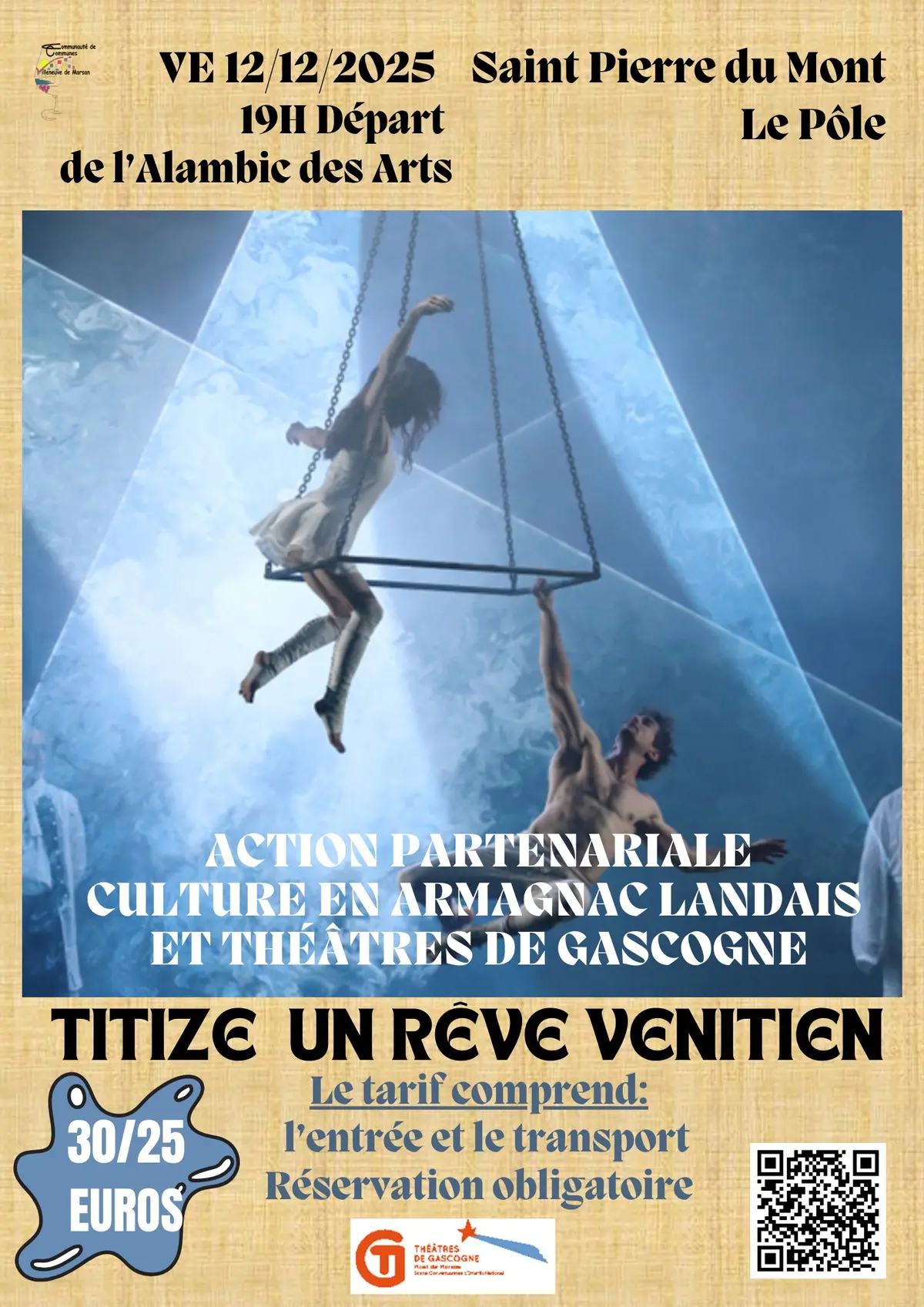 Spectacle : Titizé, un rêve vénitien
