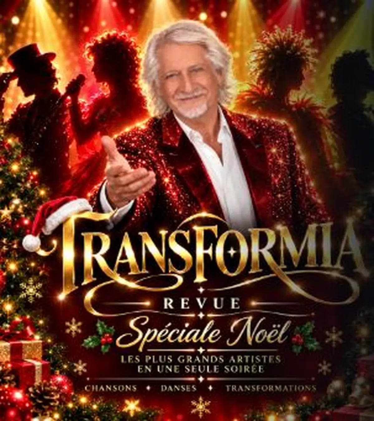Spectacle Transformia fête Noël au Cabaret Chez Patoche