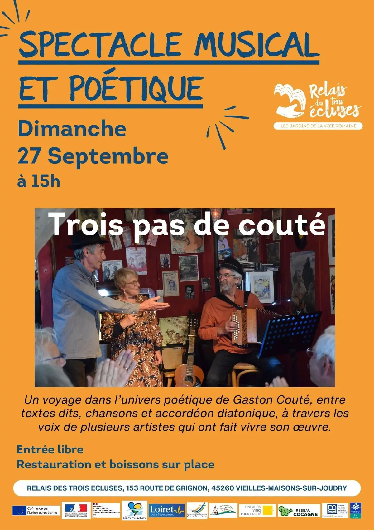 Spectacle Trois pas de Couté