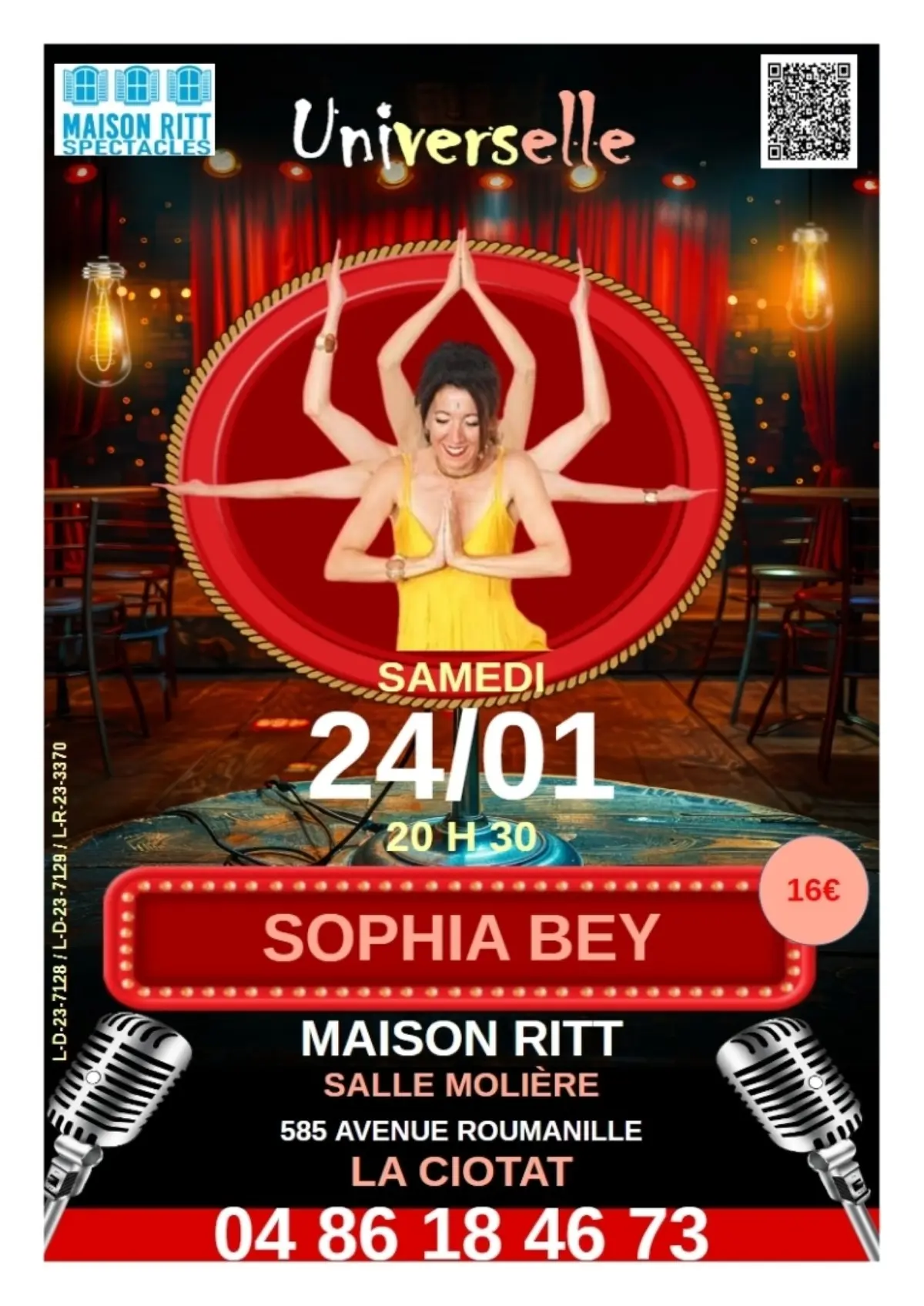 Spectacle Universelle de Sophia Bey