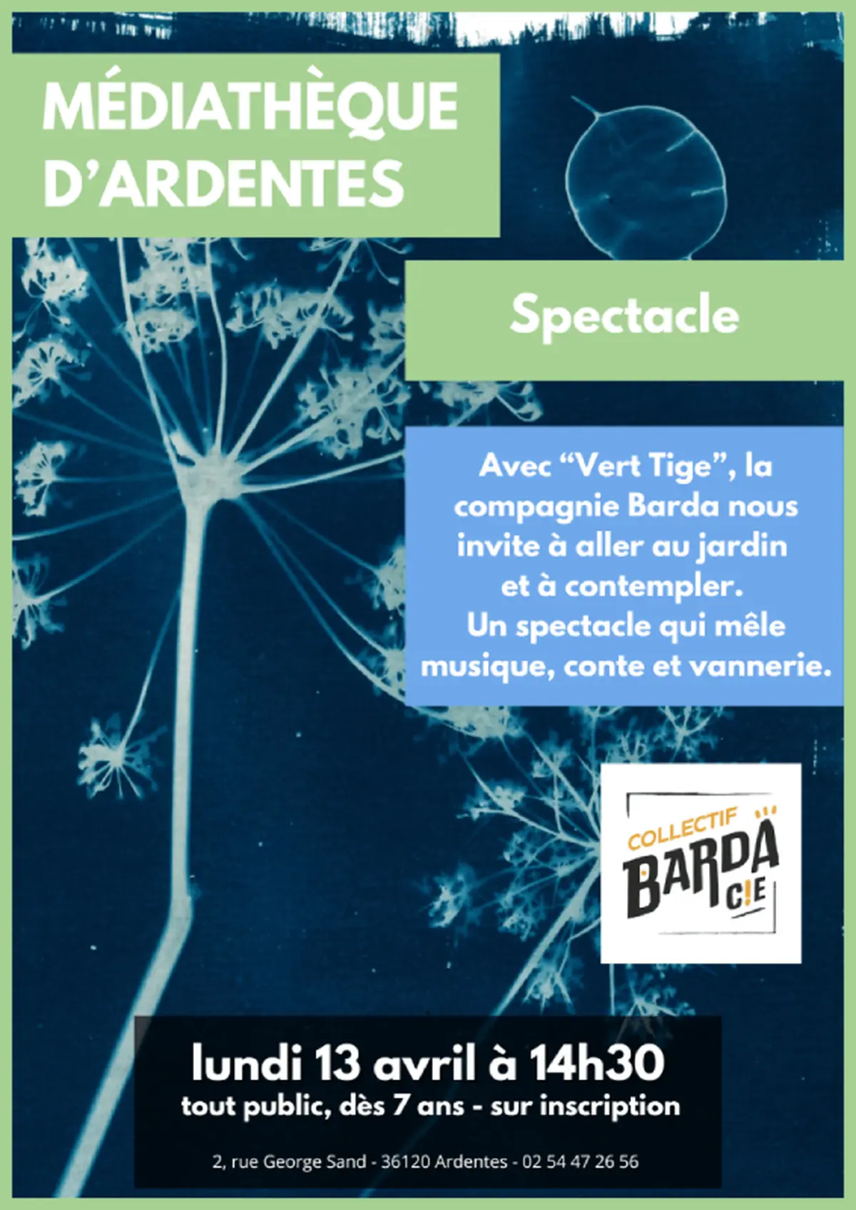 Spectacle Vert Tige