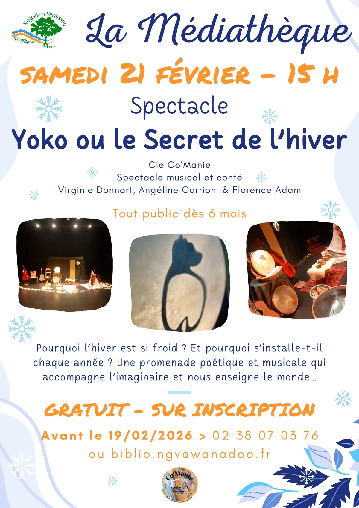 Spectacle Yoko ou le secret de l'hiver