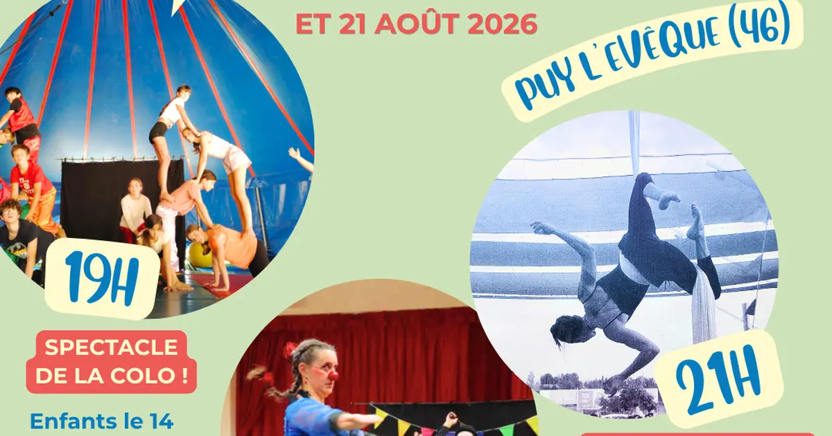 Spectacles de cirque au camping les Vignes