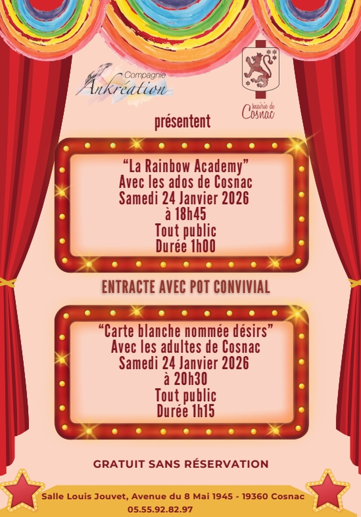 Spectacles de théâtre